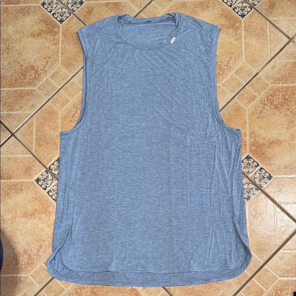 lululemon athletica Men's Sleeveless Muscle Tank - Heather Blue